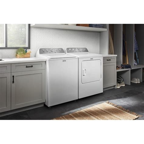 Maytag 7-cu ft Vented Gas Dryer (White) MGD5030MW at Lowes.com