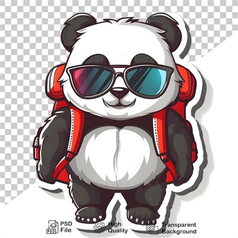 Adesivo panda bebê isolado em fundo transparente com arquivo png | PSD ...