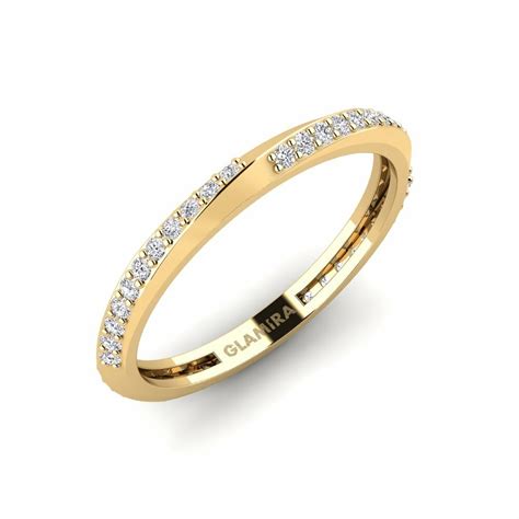 Order GLAMIRA Ring Golben in Round cut 0.32 Carat 14k Yellow Gold Lab ...