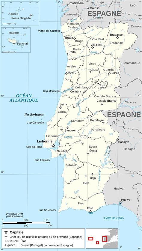 Map of Portugal: offline map and detailed map of Portugal