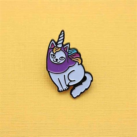 Caticorn Enamel Pin – Paper planning and more