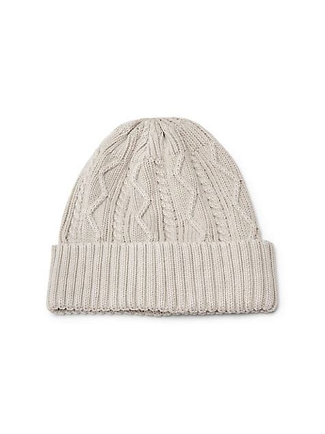 Stormi Washed Cable-Knit Toque