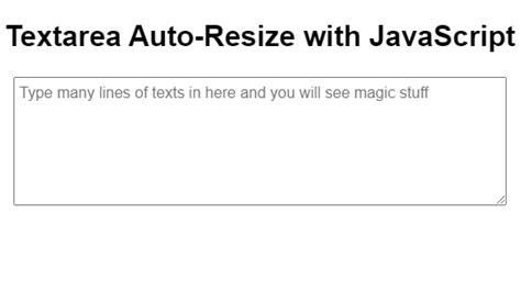 Enlarge Textarea in HTML 的图像结果