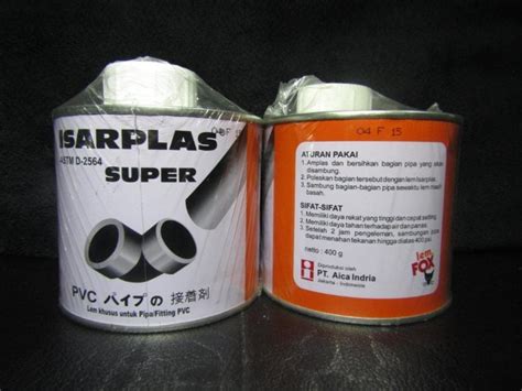 Jual Lem Isarplas Super Kaleng 400 Gram Lem Pipa / Pralon / Paralon PVC ...