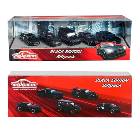 Majorette- Black Edition Giftpack with 5 Black Luxury cars – GULATI ...