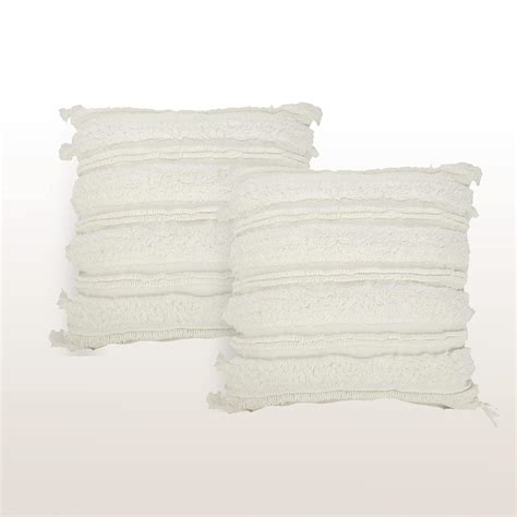 Anko Australia Cushion Cover Set of 2 | 100% Cotton Square Decorative ...