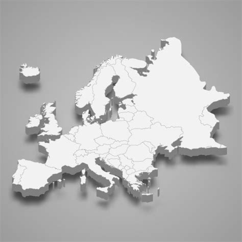Europe Map Vector 的图像结果