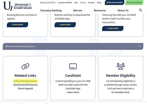 Website Redesign FAQs - Universal 1 Credit Union