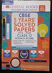 Oswaal CBSE 5 Years' Solved Papers, Science (PCMB) (English Core ...