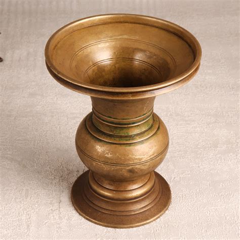 Buy Vintage Brass Holy Pot online | IndianShelf