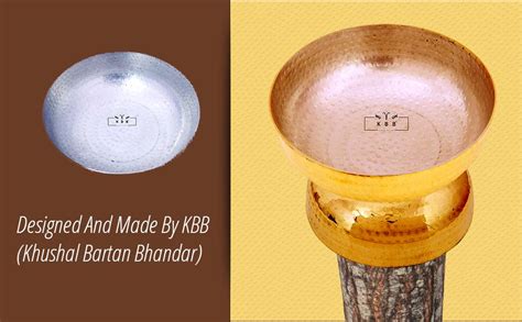 Buy KBB Brass Classic Kadhai Without Handle And Inner Kalai (Deep ...