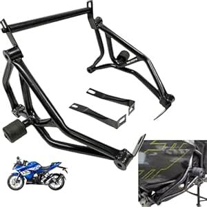 Dhe Best Motorcycle Crash Guard/Crash Bar Frame Support Accessories Leg ...