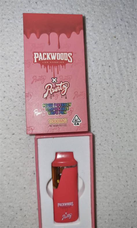 What you think? Packwoods x Runtz dispo : r/fakecartridges