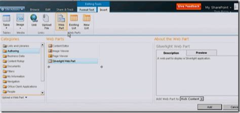 Come Across: SharePoint 2010 key features screen shots
