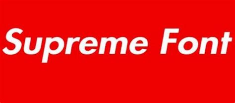 Image result for supreme font