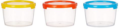 Buy Amazon Brand - Solimo Plastic Storage Container Set, 300ml, Set of ...