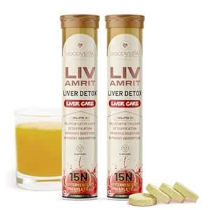 Goodveda Liver Detox Effervescent | 30 Tablets Fizzy Water with 8 ...