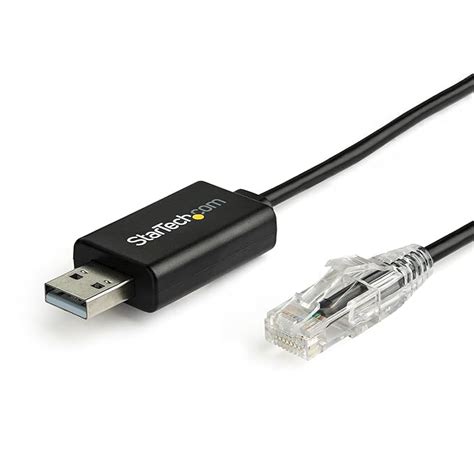 StarTech.com 6 ft (1.8 m) Cisco USB Console Cable - USB to RJ45 ...