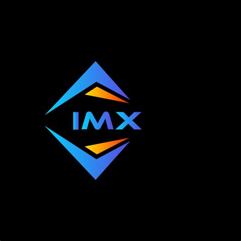 IMX abstract technology logo design on white background. IMX creative initials letter logo ...