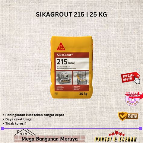 Jual Sika Sika Grout 215 Semen Grouting | 25 KG | Shopee Indonesia