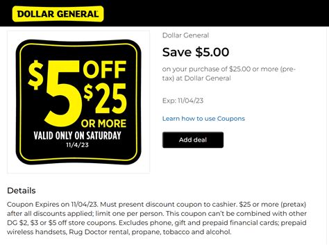 Dollar General Promo Code : Dollar General Coupons, Promo Codes ...