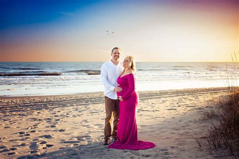 Photo: Ocean Isle Beach, NC Maternity Portrait Photography Session.