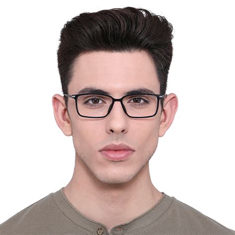 Blue Block Phone & Computer Glasses: Blue Gunmetal Full Rim Rectangle ...