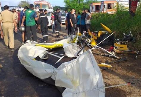 Indian Navy's glider aircraft crashes in Kochi, two officers killed