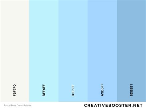 Pastel Blue Color Palette | Pastel blue color, Blue colour palette ...