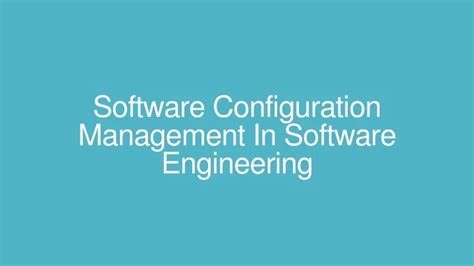 Image result for Configuration Management in Software Engineering