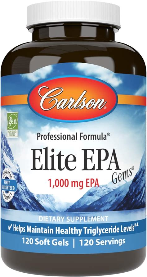 Carlson - Elite EPA Gems, 1000 mg EPA Fish Oil, India | Ubuy