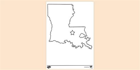 Louisiana Colouring Page | Colouring Sheets