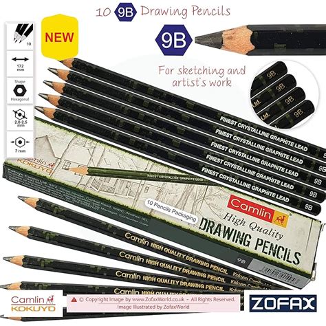 Buy KOKUYO CAMLIN Graded Drawing Pencils Combo Pack Finest Crystalline ...