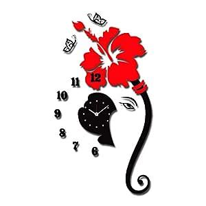 Buy Raama Creation Religion Plastic Acrylic Ganesha Wall Clock (Multi ...