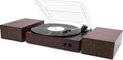 LP&No.1 Bluetooth Turntable with Stereo Bookshelf India | Ubuy