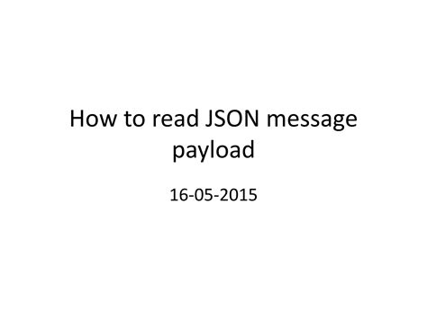 Image result for JSON Payload Example