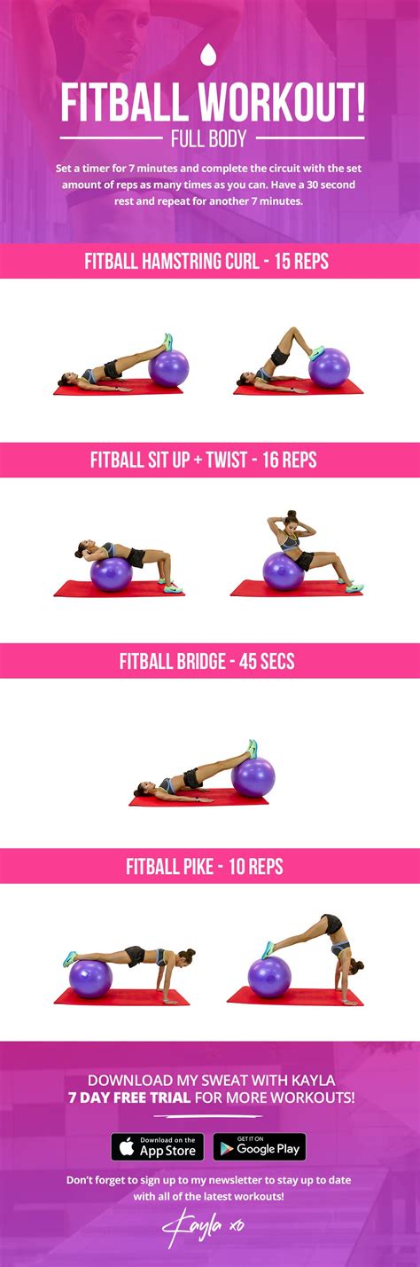Fitball Workout Routine 的图像结果