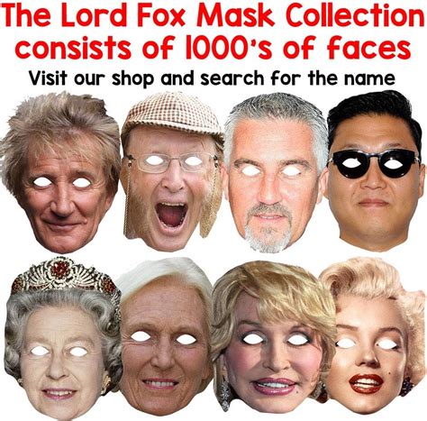 Buy Lord Fox Pom Klementieff Mask Celebrity Movie Parties Fancy Dress ...