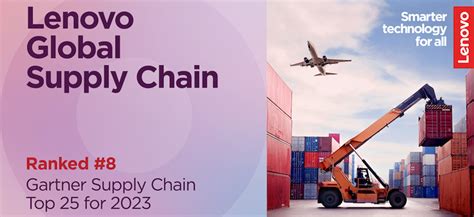 Lenovo Ranks Eighth in the Gartner Supply Chain Top 25 for 2023