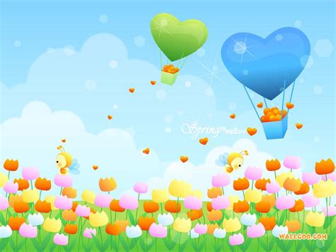 Image result for Hello Spring Cartoon Desktop