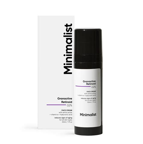 Minimalist 2% Retinoid Anti Ageing Night Cream for Wrinkles & Fine ...