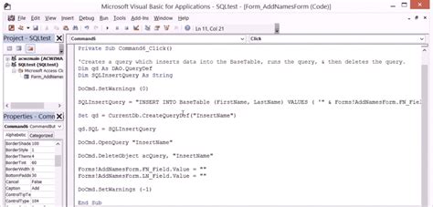 Image result for Access VBA SQL Tutorial