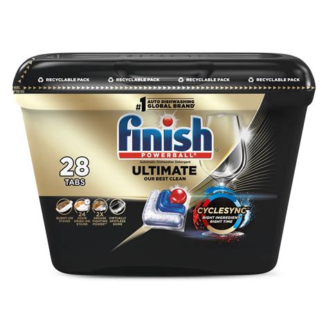 Finish Ultimate Dishwasher Detergent, Premium Dishwashing Tablets, 28 ...