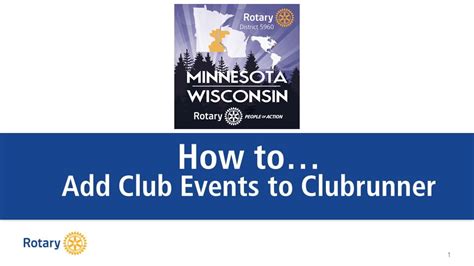 Image result for ClubRunner Videotutorial Club Events