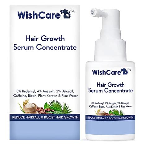 Buy WishCare Hair Growth Serum Concentrate - 3% Redensyl, 4% Anagain, 2 ...
