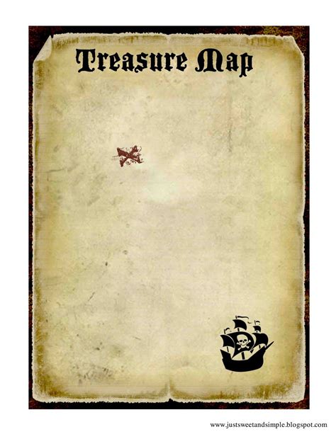 Blank Treasure Map Printable