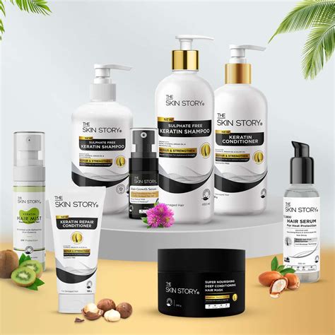 Buy THE SKIN STORY SULPHATE FREE KERATIN SHAMPOO, 190ML Online & Get ...