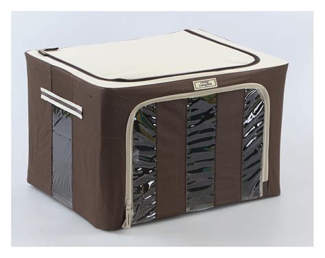 Lifestyle-You™ Foldable Wardrobe Storage Box Steel Frame Organizer for ...