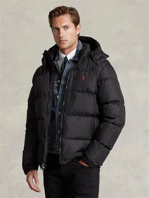 Polo Ralph Lauren El Cap Puffer Jacket, Black at John Lewis & Partners
