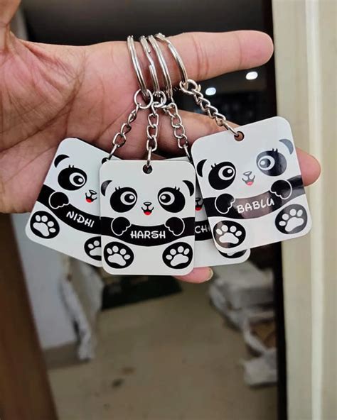 Panda Name Keychain – handmadelovebytanya